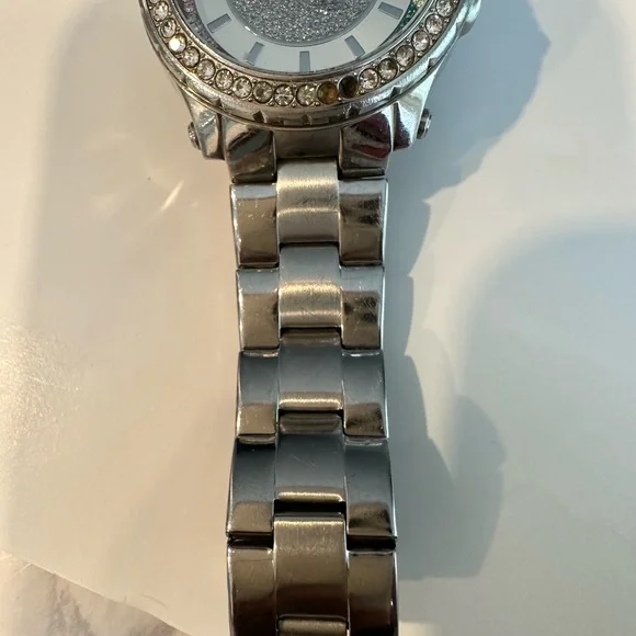 Juicy Couture Silver Watch with Rainbow Accents - Picture 6 of 10